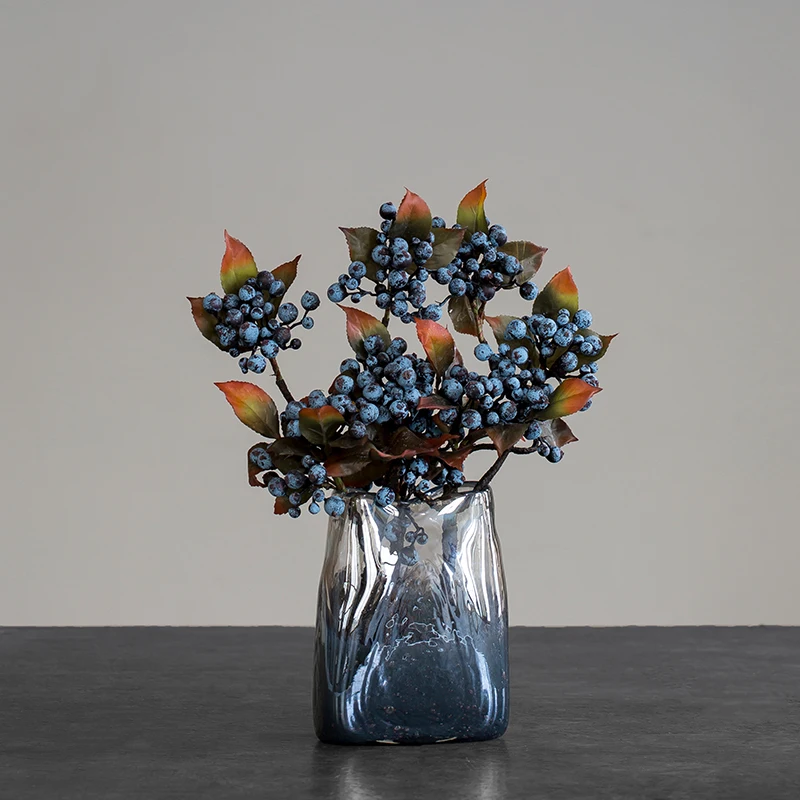 

decorative modern vase of flowers terrarium glass vase art aesthetic office wedding decoracion original habitacion room decor