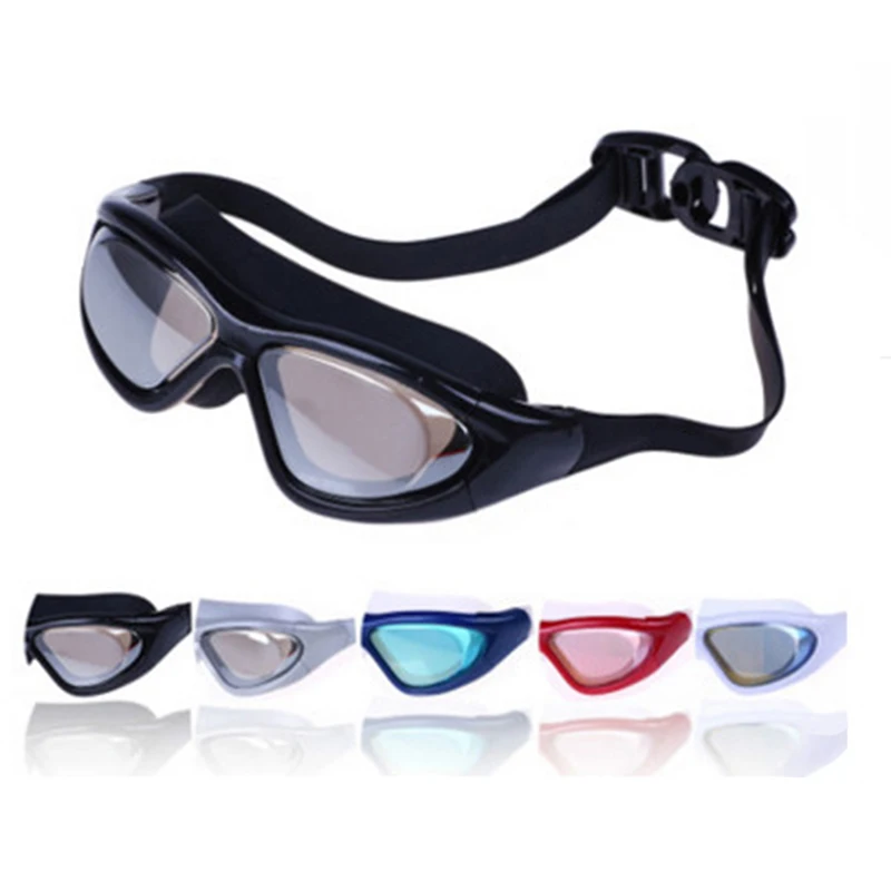 

Очки для плавания для взрослых, с защитой от запотевания, для мужчин и женщин, водонепроницаемые регулируемые силиконовые очки для плавания