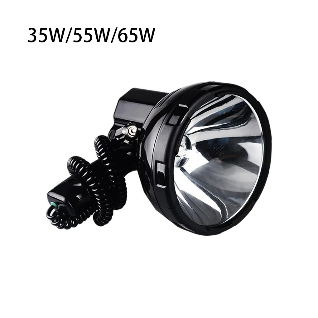 Car Exterior Searchlight Powerful Brightness Spotlight IPX3 Waterproof Light Automobile for Fishing Camping Hiking  35W
