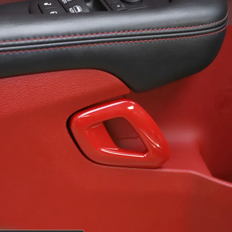 Подходит для Dodge Chanllenger 2015 + внутренние молдинги ABS из углеродного волокна цветная