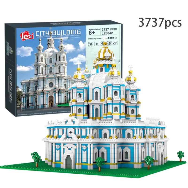 

Small Church Building Blocks Particle Building Blocks Bricks