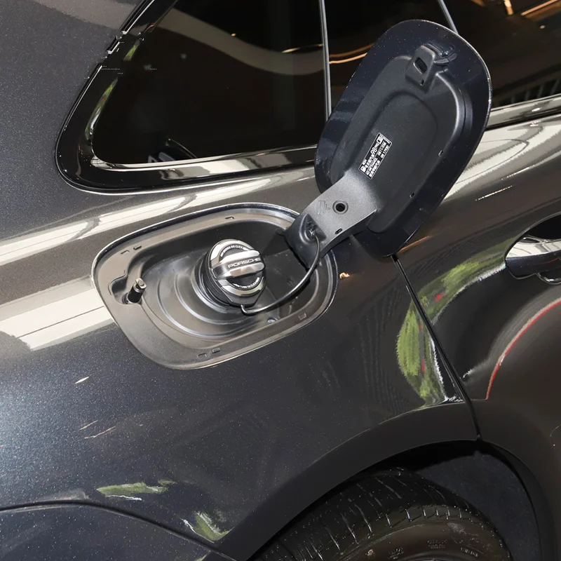 QDPATRICK 1 piece Aluminium Car Gas Cap OEM Genuine Aluminum-look For Porsche Cayenne Panamera 971 Macan 718