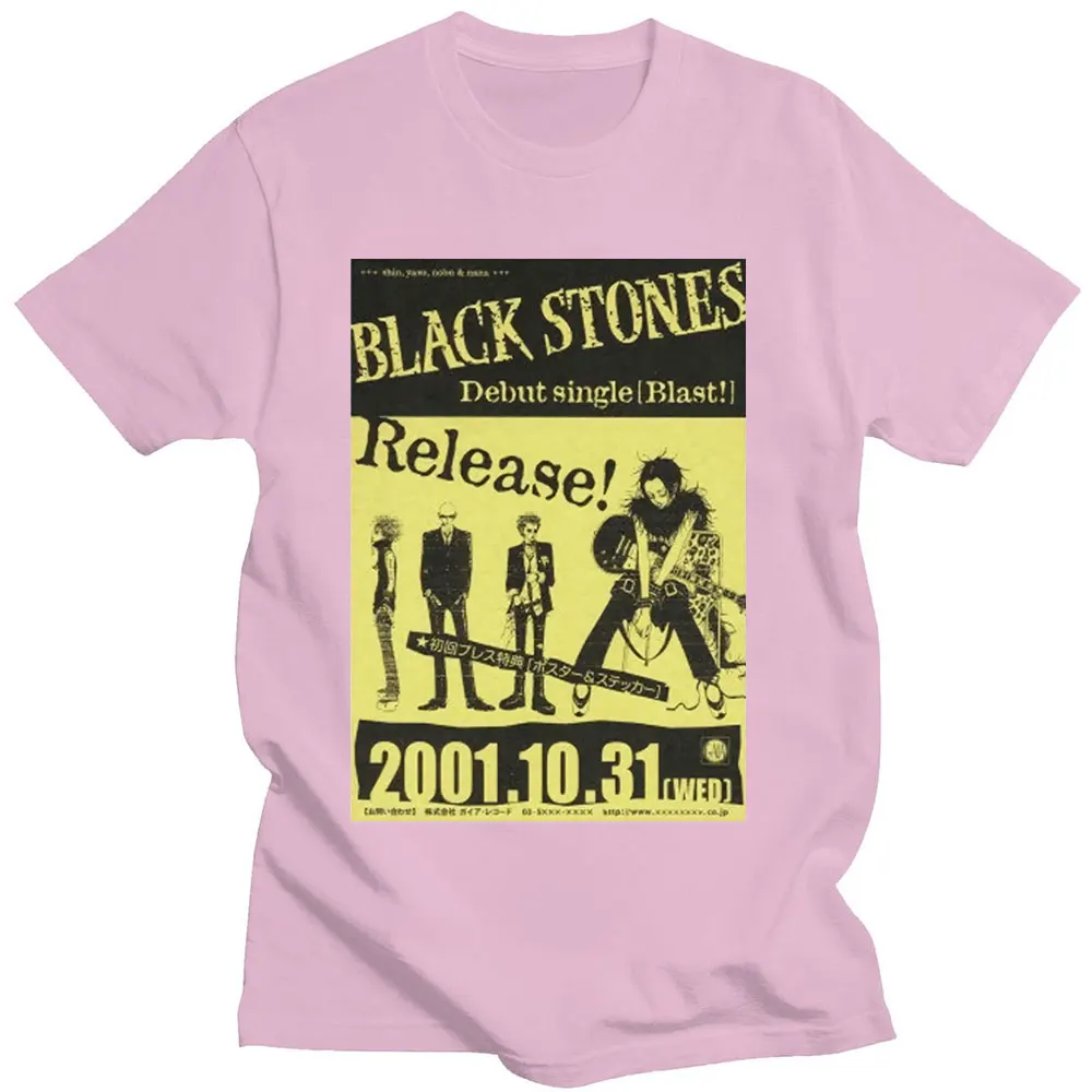

Anime Nana Osaki The Black Stones T Shirt Men Cool Manga Graphic T-shirt Streetwear Harajuku Vintage T-shirts Hip Hop Tees Male