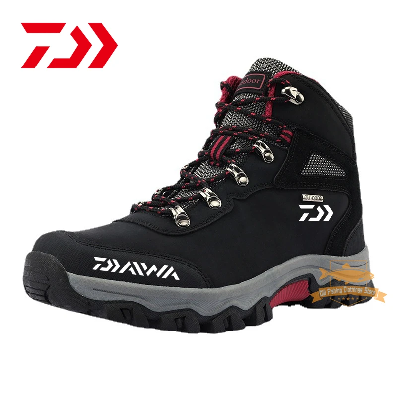 

Daiwa Men Fishing Shoes Breathable Anti-wear Anti-skid Professional Travel Climbing shoes Outdoor Sport Fishing Hiking Shoes