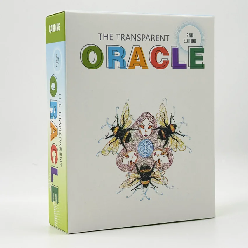 Прозрачные оракул игральные карты 8*8 см