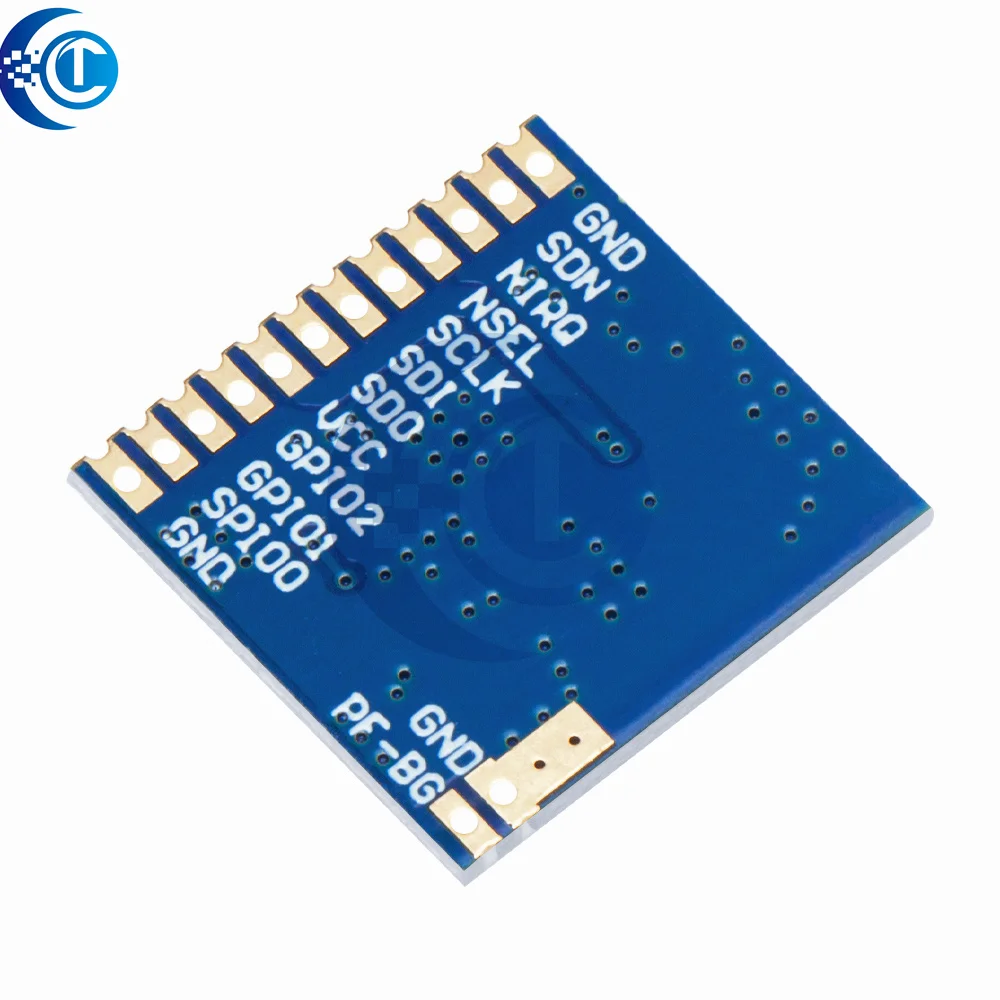Фото AS4432-SMD Si4432 433MHz беспроводной модуль SI4432 малый объем SMD 100mw 1,5 km №2
