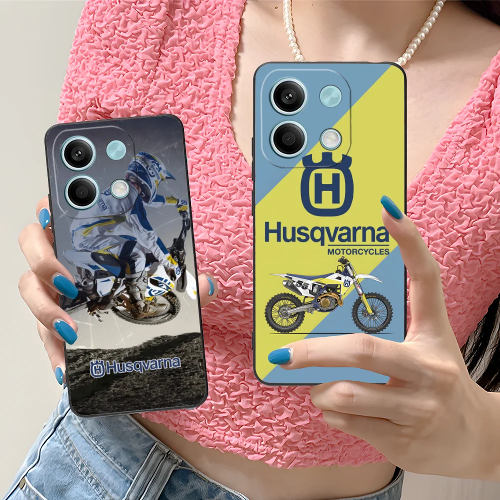 Чехол для мобильного телефона H-Husqvarna Xiaomi Redmi Note 13 12 11 10 9 8 7 6 S A Pro Lite Plus 5G черный