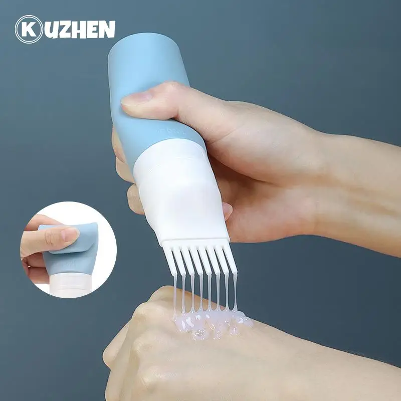 

Oil Comb Dispensing Applicator Bottles 38/60/80ml Shampoo Bottle Big Capacity Salon Hair Coloring Hair Styling Accessories