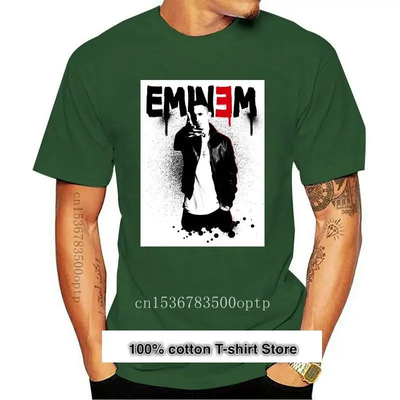 

Camiseta blanca para hombre, ropa nueva, Eminem