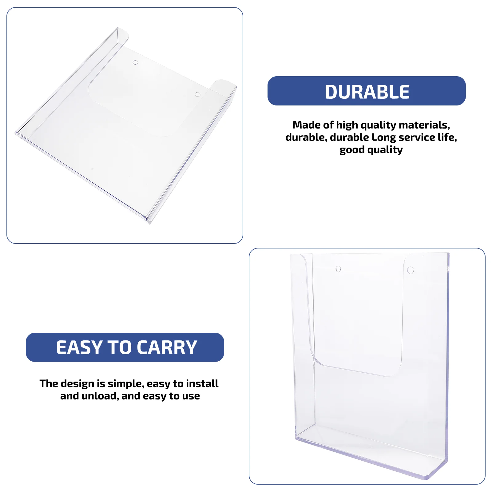 Стенд для выставки товаров акриловый органайзер файлов стойка держатель книг