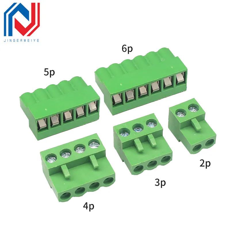5 шт./лот HT5.08 2P/3P/4P/5P6P/8P/10P подключаемый сквозной клемма с отверстием 300 В 10A HT 5,08 мм Шаг коннектора печатной платы винтовой клеммный блок