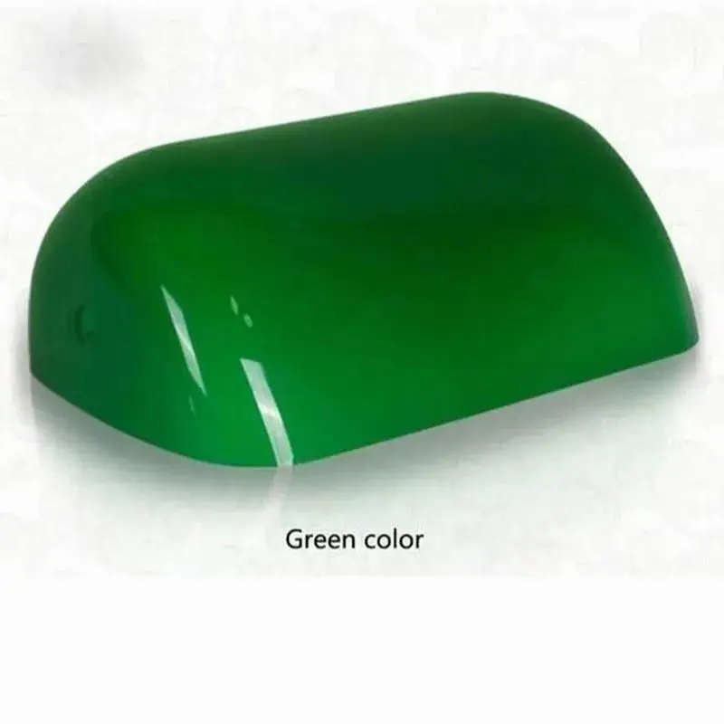 

Replacement Green Blue Amber White Color Glass Banker Lamp Cover Bankers Lamp Glass Shade Lampshade Light Shade
