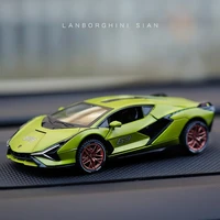 132 sian super car model sound and light pull back toys vehicles collectible children boys mini car toys gift kids