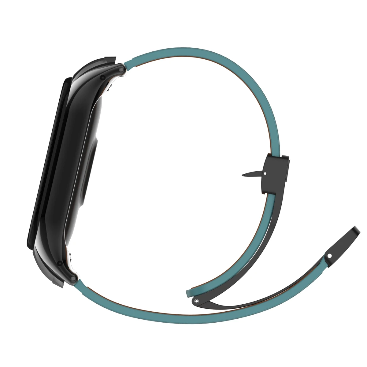 Leather Bracelet for Xiaomi Mi Band 7 6 Magnetic Buckle Strap Metal Case Watch Wrist Strap for Xiaomi Mi Band 3 4 5 Accessories