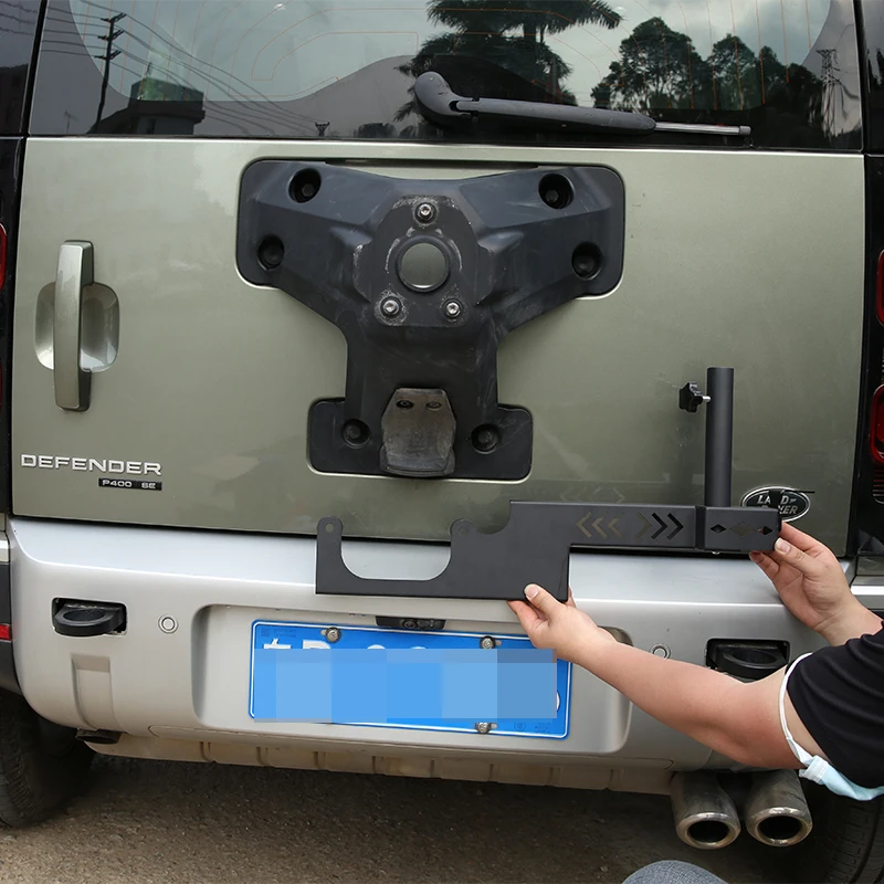 

For Land Rover Defender 90 110 2020-2023 Car Tailgate Antenna Mount Flagpole Holder Flagpole Bracket Multi-Function Mounted