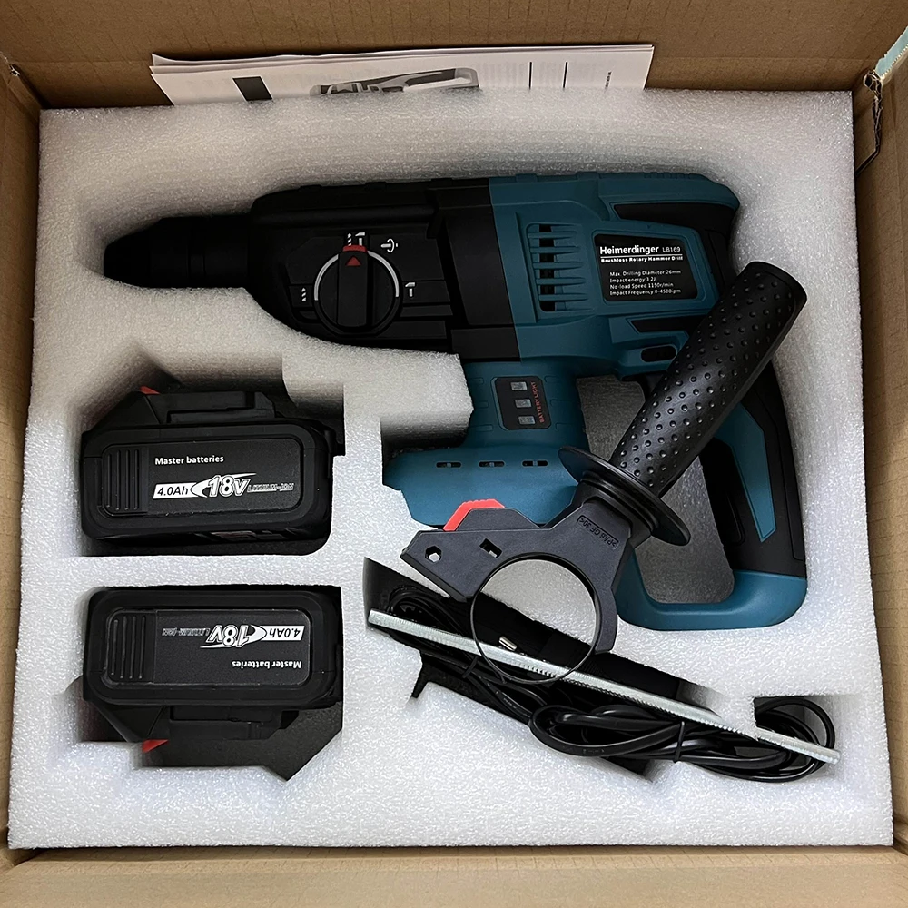 

Аккумуляторная дрель-перфоратор Heimerdinger 18В