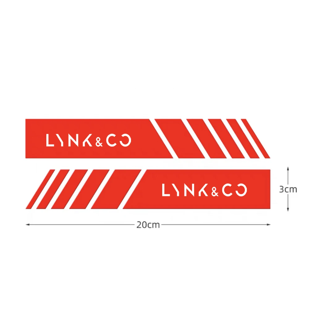 

Виниловые наклейки для lynk & co 01 03 05 06 07 08 09, 2 шт.