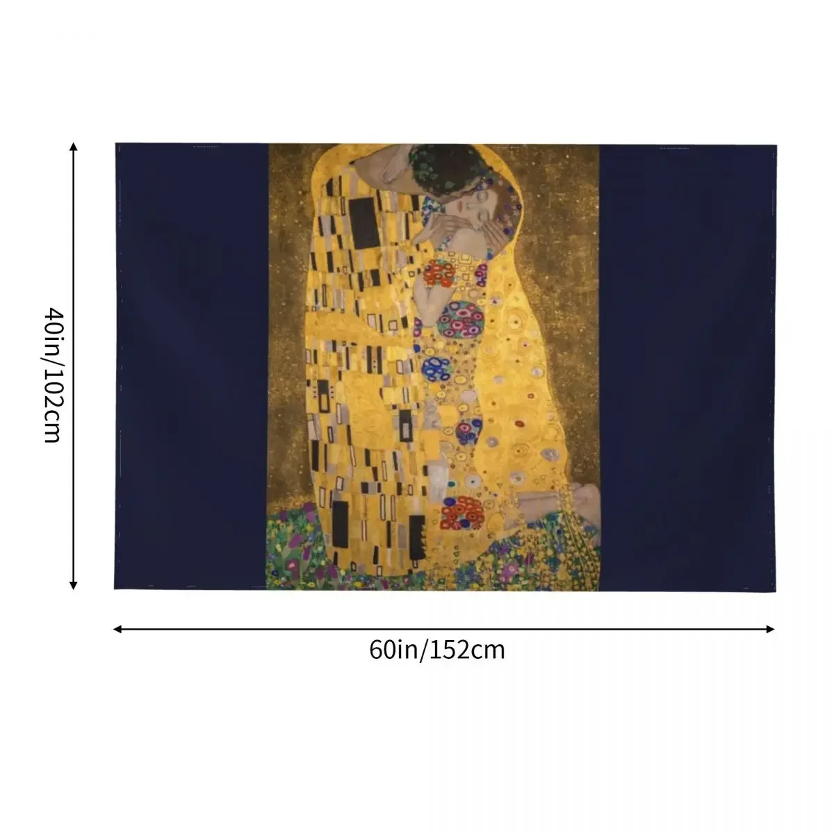 Гобелен Австрия. Вена. Поцелуй Климта. Деталь