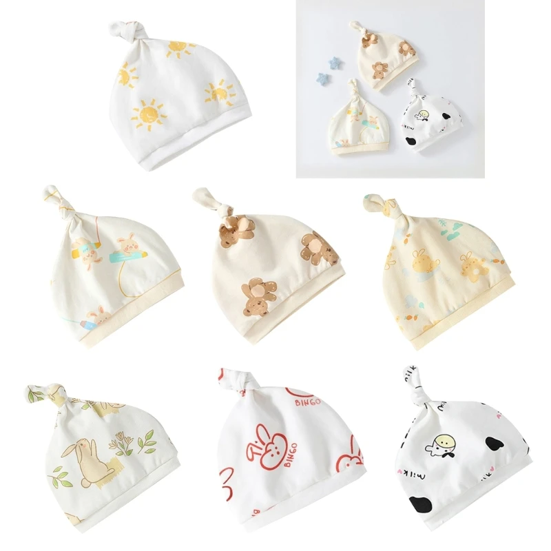 

& Practical Baby Ear Hat Soft Cotton Beanie Essential for Spring Summer DropShipping