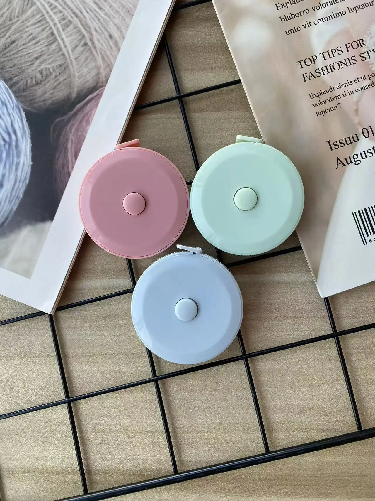 Рулетка для измерения тела 60 дюймов 1 5 метра кнопка двусторонняя рулетка бюста