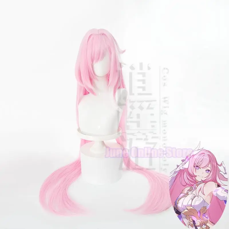 

Honkai Impact 3rd Cosplay Elysia Cosplay Wig 110cm Long Straight Pink Wig Cosplay Anime Cosplay Wig Heat Resistant Synthetic Wig