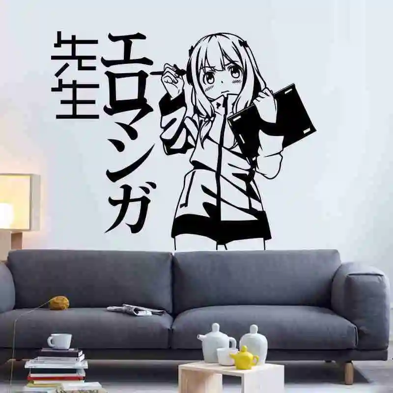 Наклейка на стену Eromanga Sensei стеклянная наклейка автомобиль TIzumi Sagiri виниловый