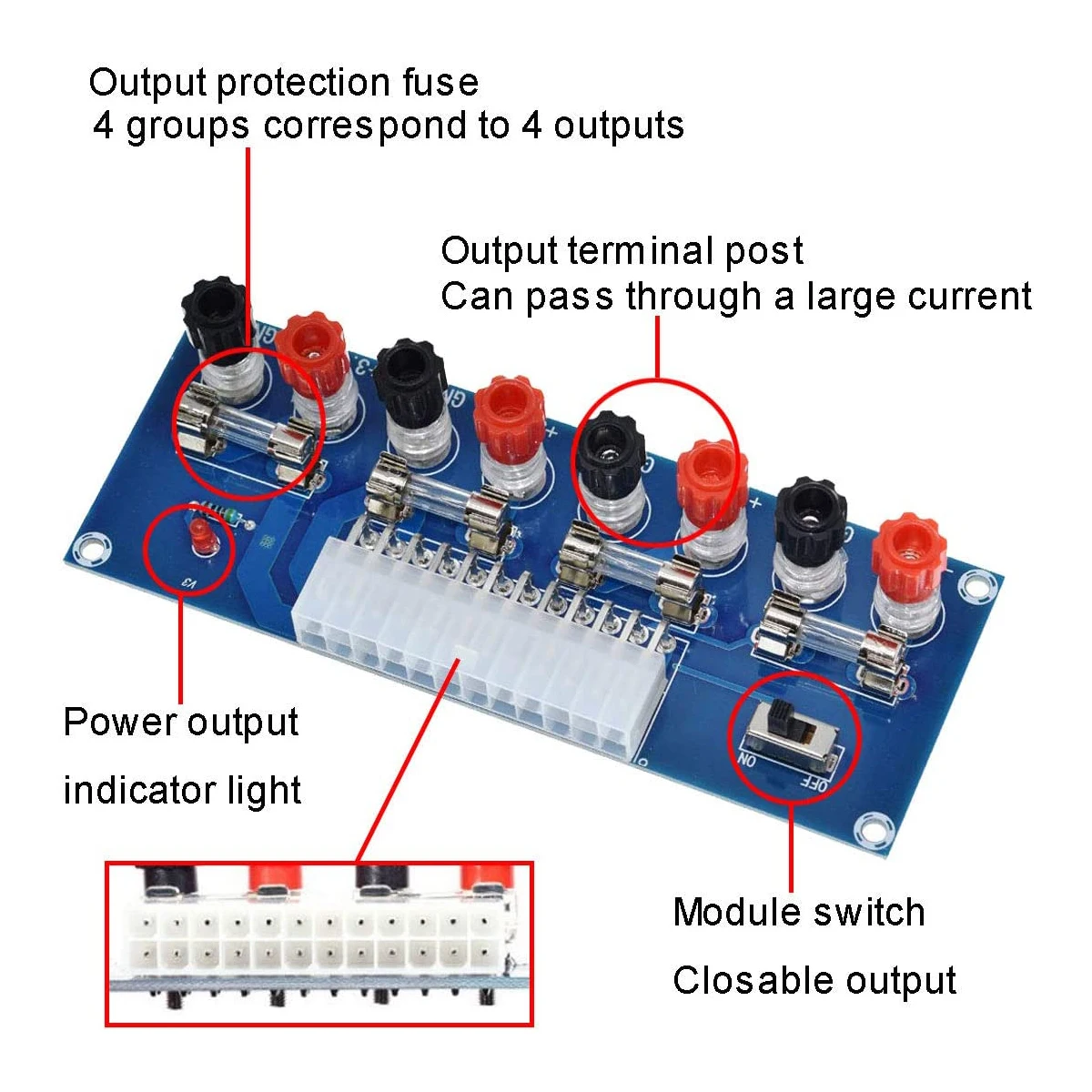 UNO R3 плата питания ATX XH-M229