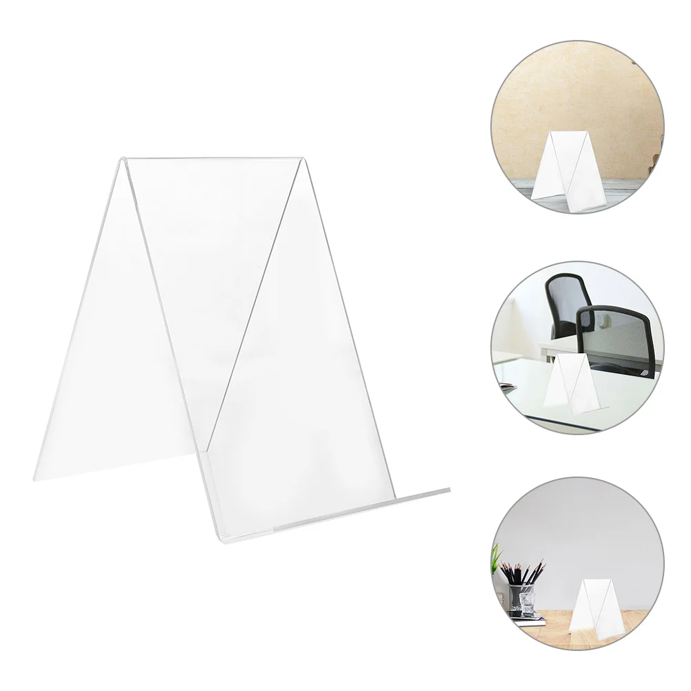 12 шт. акриловая книжная полка прозрачная настольная полезная для книжного