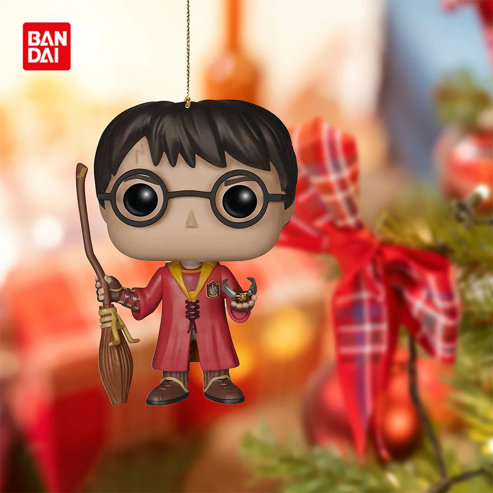

Bandai Harry Potter Christmas Pendant Decorations Cute Hermione Lord Voldemort Hagrid Ron Christmas Tree Hanging Ornament Gifts