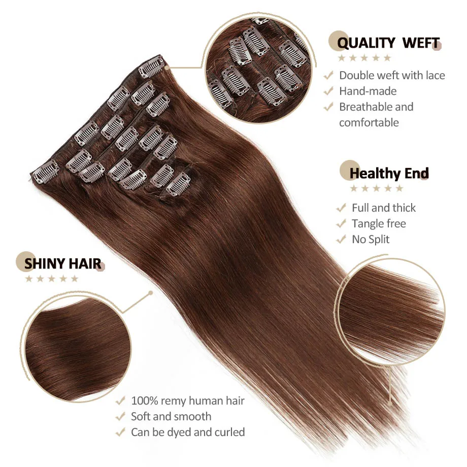 Невидимые невидимые бесшовные накладные волосы для наращивания волос на заколке