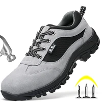 protective safety shoes for men working shoes mens boots indestructible steel toe boots for men breathable sneakers male shoes