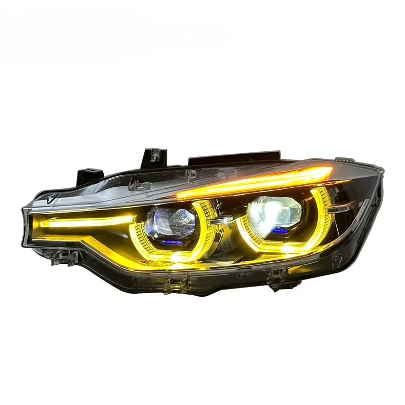 

Автомобильные светодиодные фары Sewiyolin в сборе для BMW F30 F35 2013-2019, двухцветные противотуманные фары DRL, стоп-сигналы поворота Plug and Play