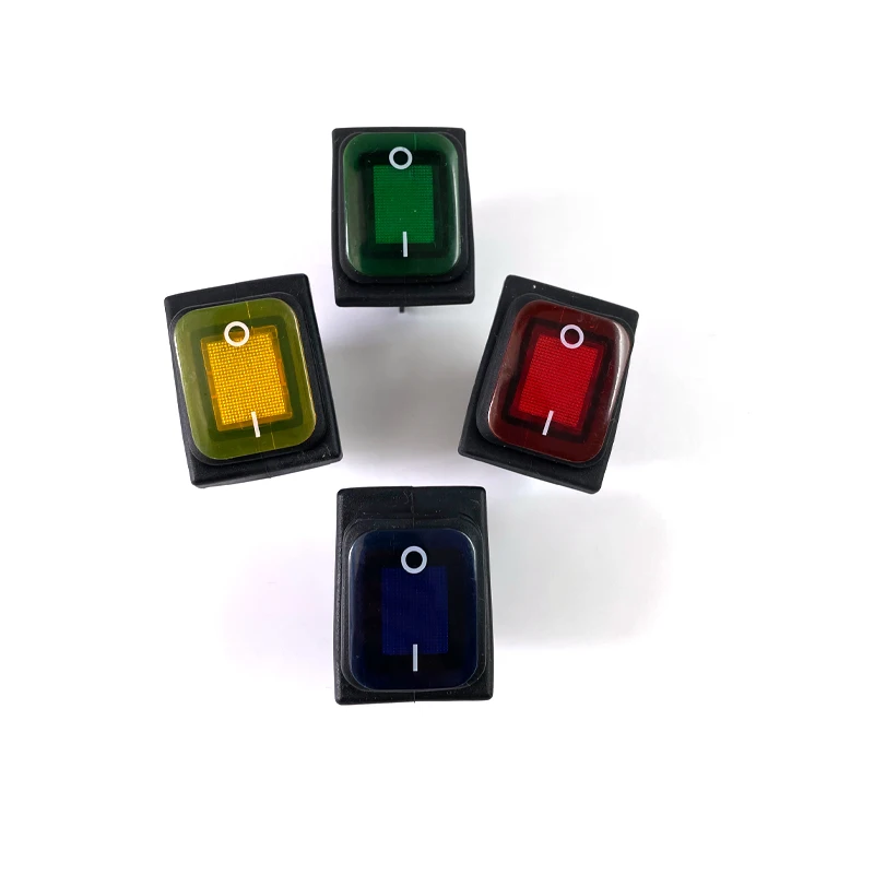 KCD4-201 DPST переключатель 4-контактный 6-контактный 30x22 сверхмощный