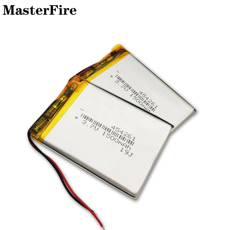 Перезаряжаемый литий-полимерный аккумулятор 3 7 20x1500 В 454261 мАч для Bluetooth-динамика