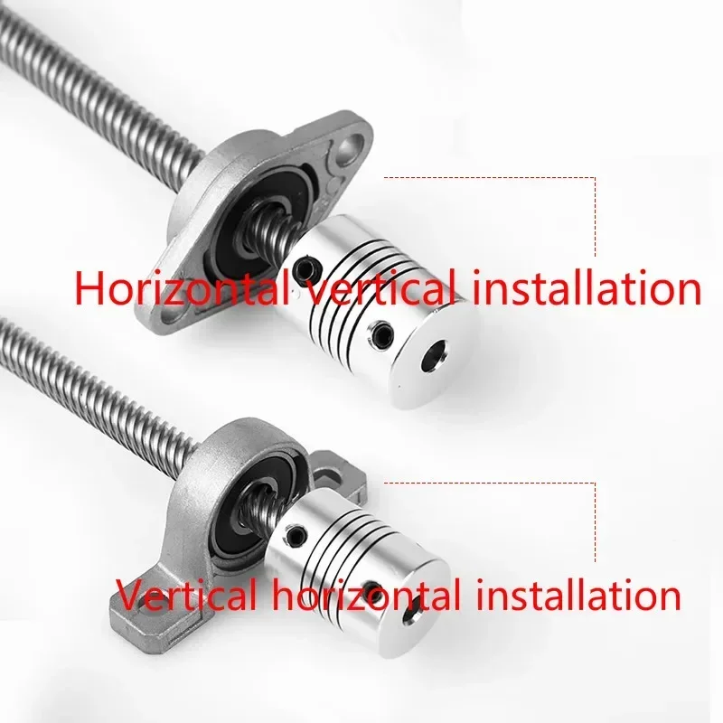 Набор направляющих для ходовых винтов 3d Pinter T8 150 200 250 300 400 500 мм KP08 Вертикальный