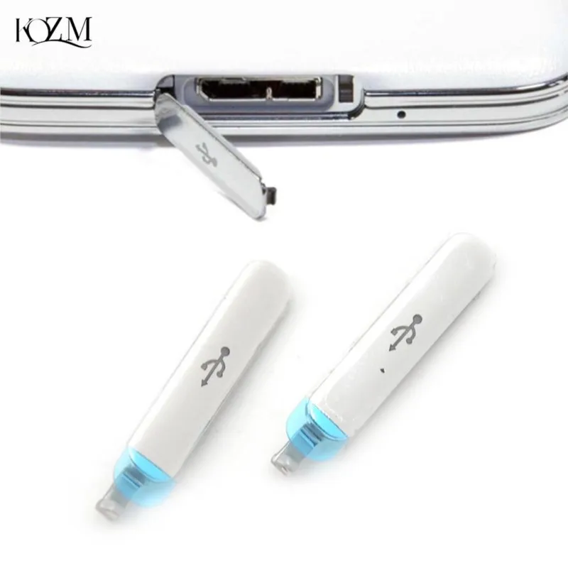 

2pcs Original Charging Port Dust Plug USB Cover Door S5 SV G900 G9005 G900A G900T Housing Phone Parts