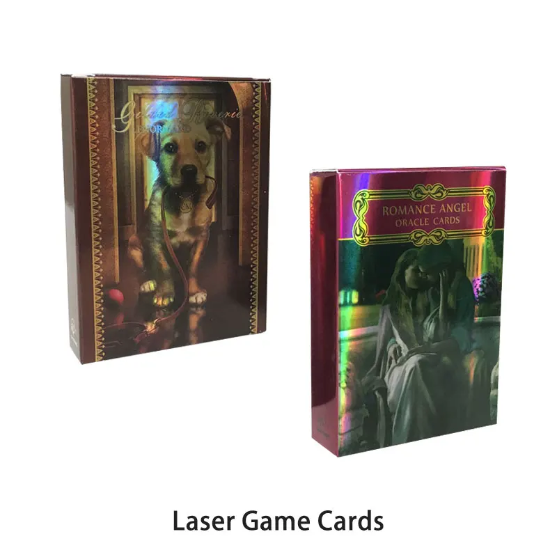 

Laser Game Card：Romance Angels Oracle Tarot Card Entertainment Family Party Game Toy Tarot Card And Various laser card options