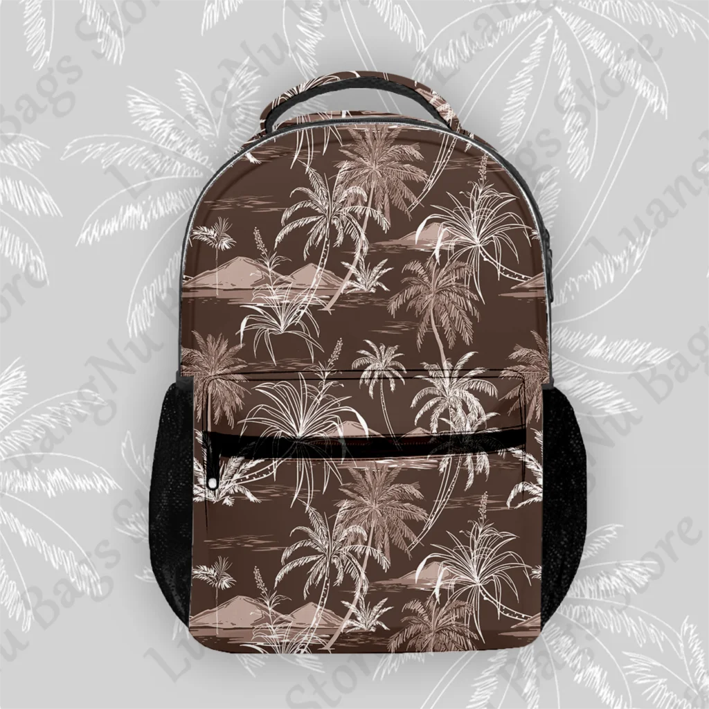

2023 Hawaii Casual Style Backpack Oxford Cloth 3D DIY School Boys And Girls Schoolbag Sac A Dos Ecole College School Supplies