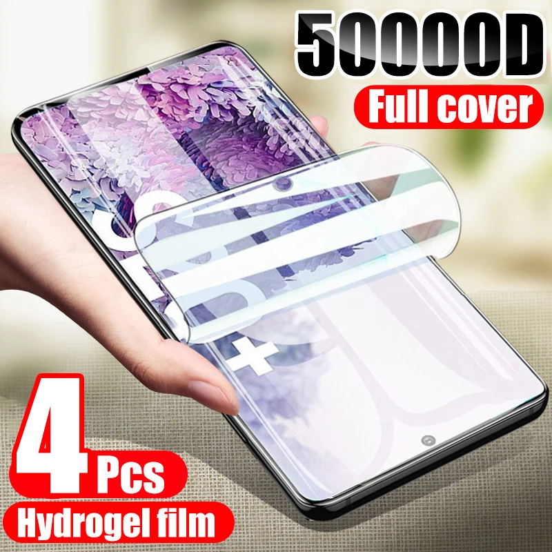 Гидрогелевая Защитная пленка для Samsung Galaxy S21 Plus S22 Ultra FE S20 S10 S9 Note 20 9 10 4 шт. |
