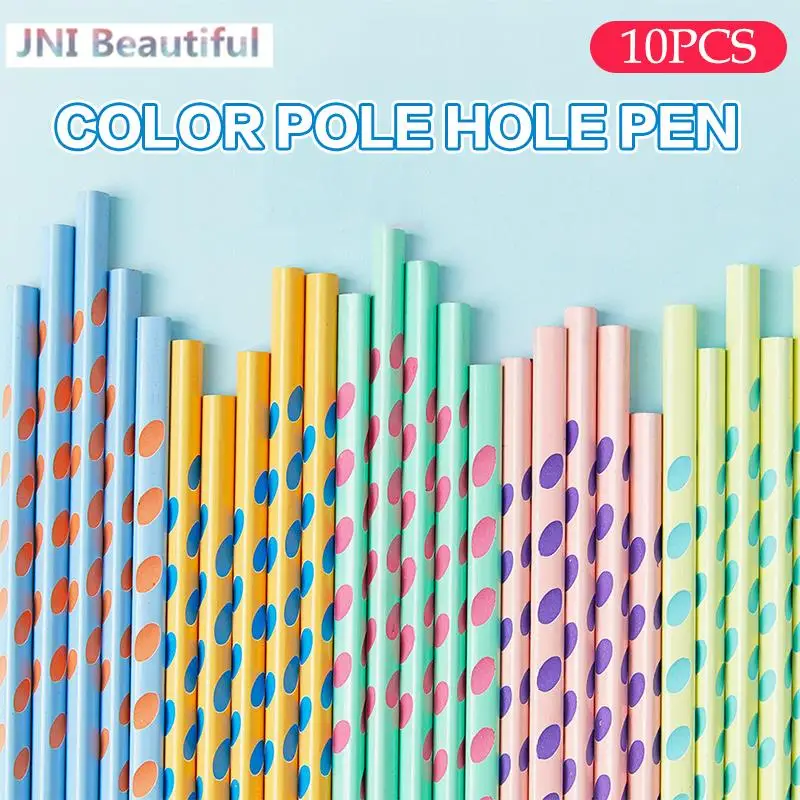 

10pcs Oily Colored Pencil Small Fresh Student Sketch Comic Coloring Pen School Art Supplies Stationery