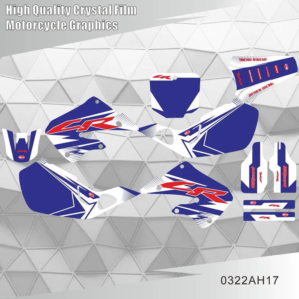 Для Honda CR125 CR 125 1998 1999 CR250 250 1997 полностью графические наклейки на задний план