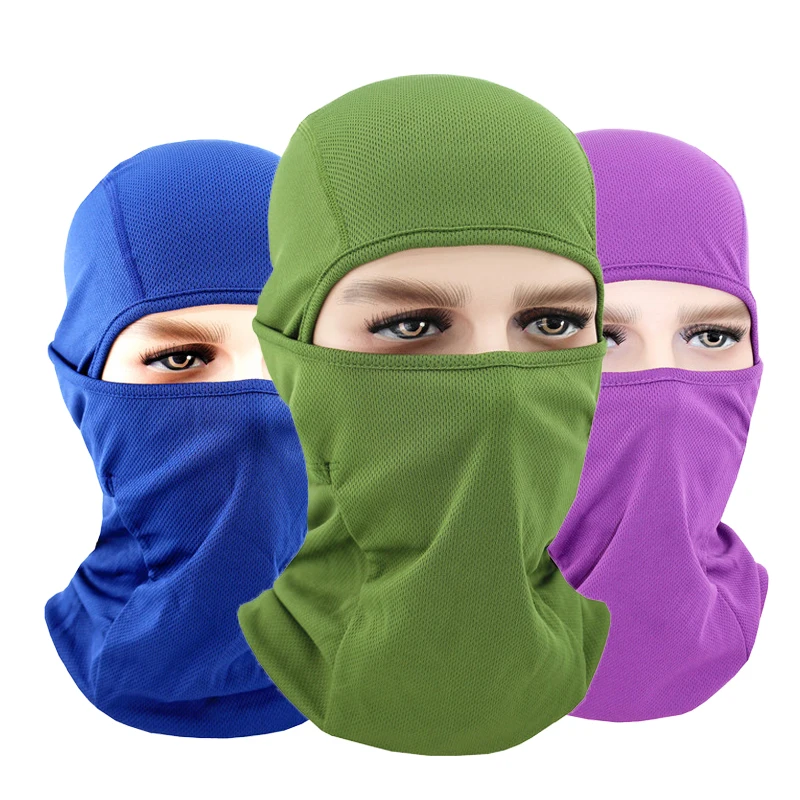 

Mesh Lycra Cycling Mask Full Face Shield Sport Running Hunting Bike Scarf Men Women Neck Warmer Balaclava Head Cover Bandana MTB