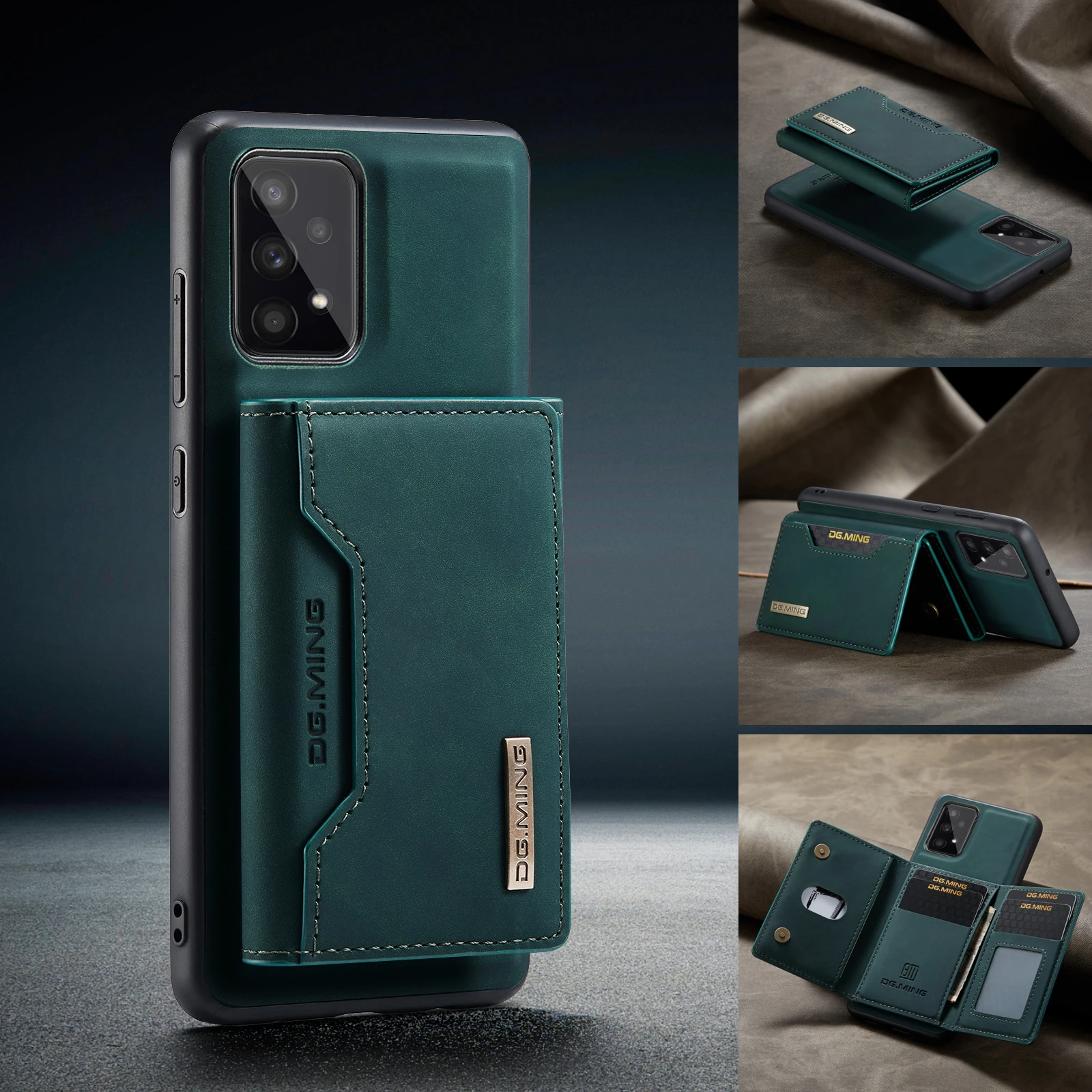 

Business Leather Card Holder Coque Case for Samsung Galaxy A53 5G A33 A73 A13 A52S A52 A72 A 53 33 73 Mobile Phone Bag Funda
