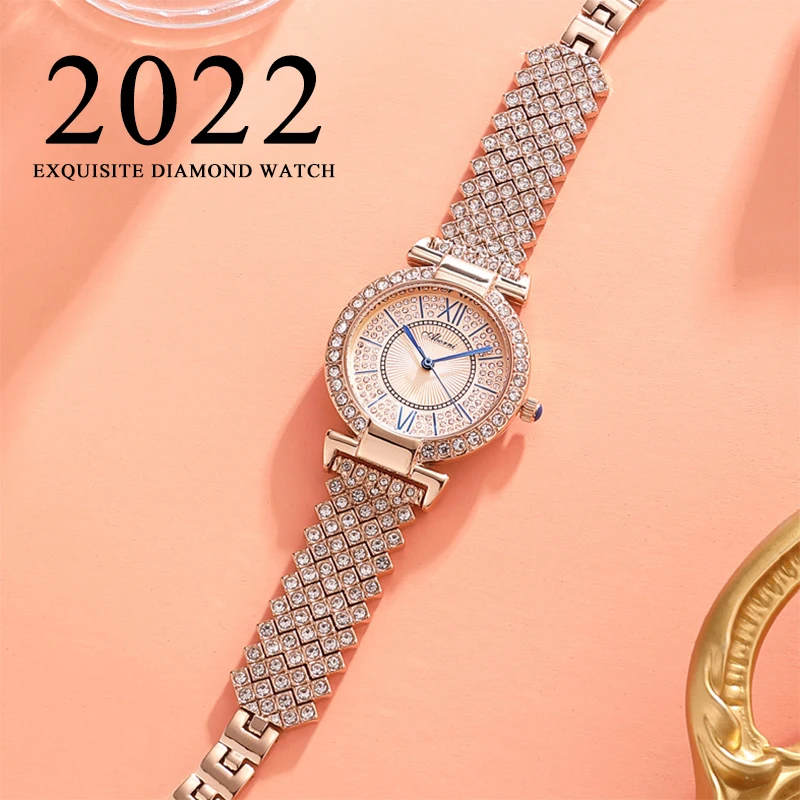 2022 Luxury Brand Watches For Women Fashion Diamond Quartz Ladies Watch Waterproof Skmei Dropshipping Gifts Moda Mujer Zegarek enlarge