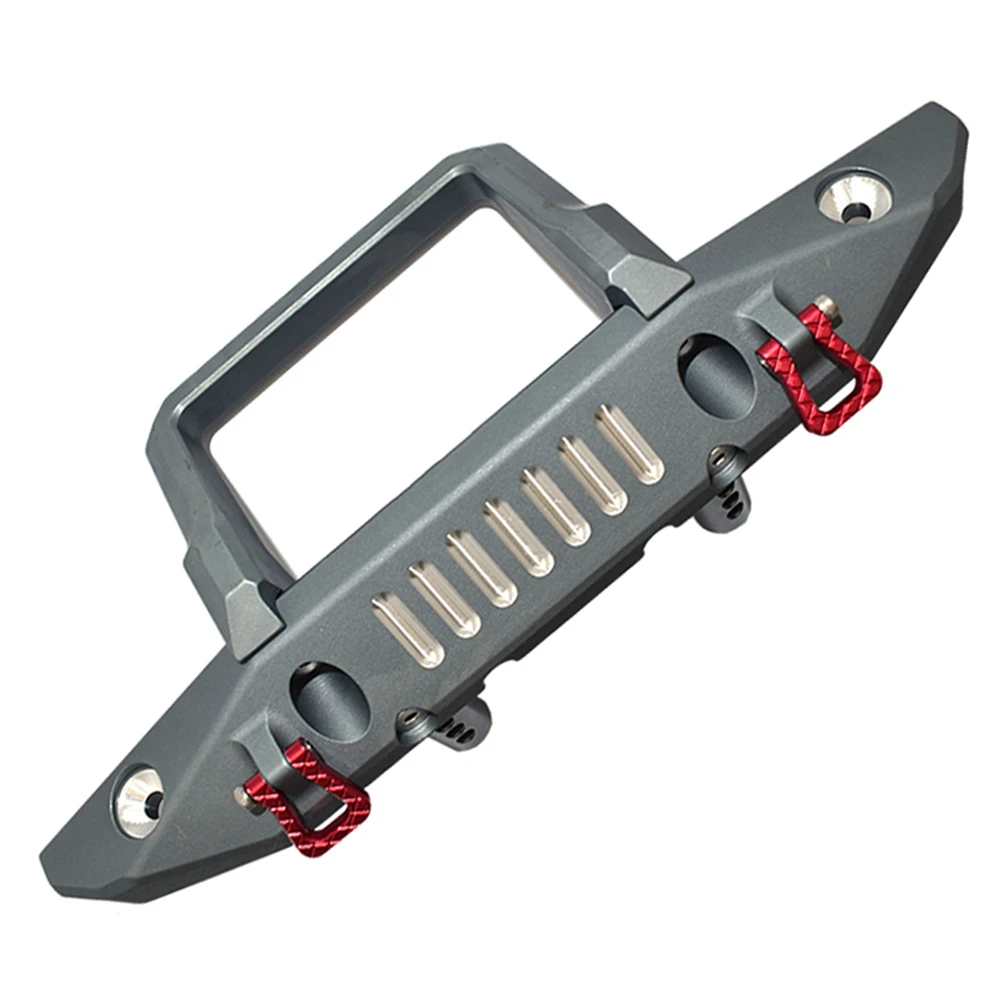 Aluminum Alloy Front Crash Barrier + U-shaped Hook for AXIAL 1/6 SCX6 JEEP JLU WRANG LER 4WD enlarge