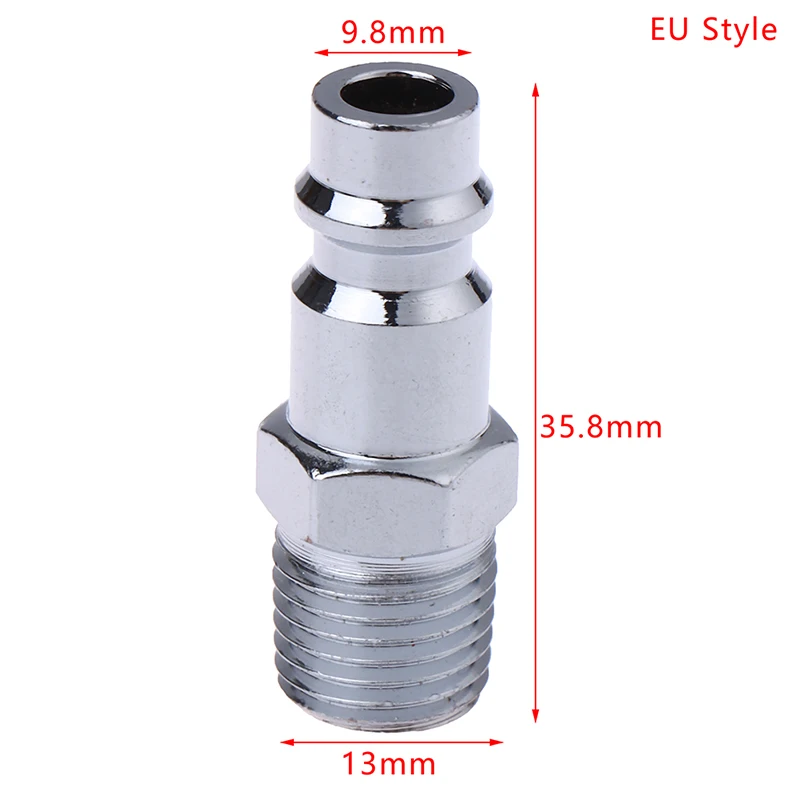 

Пневматический быстроразъемный соединитель, наружная резьба 1/4 дюйма, стандарт ЕС/США
