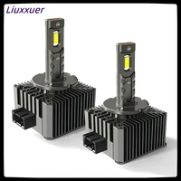 liuxxuer car led headlights d3s bulb hid d1s d2s d4s led 12500lm two sided csp chip 6000k white 110w plugplay ip67 waterproof