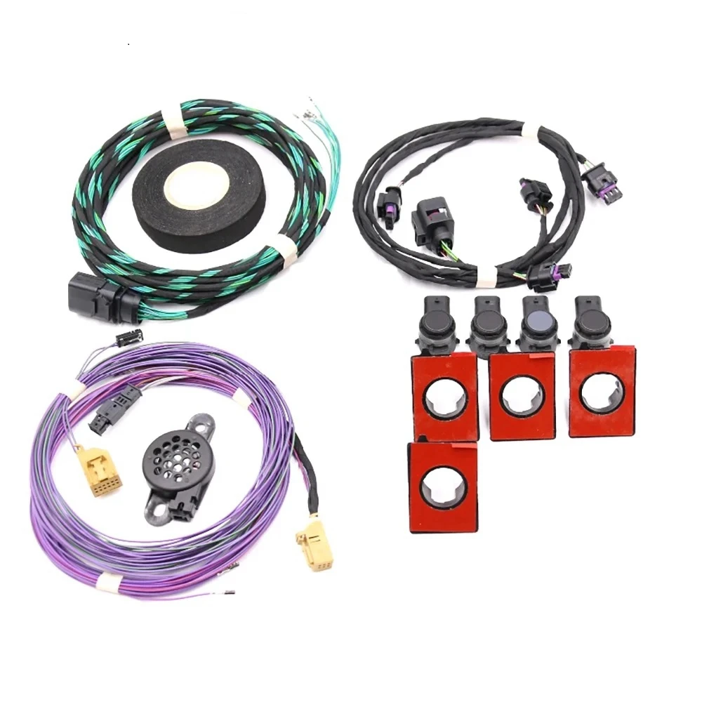 

Для PQ Skoda Yeti Octavia MK2 Tiguan 5N Jetta MK5 MK6 Golf 5 6 Park Pilot Front 4K Update 8K OPS комплект для помощи при парковке