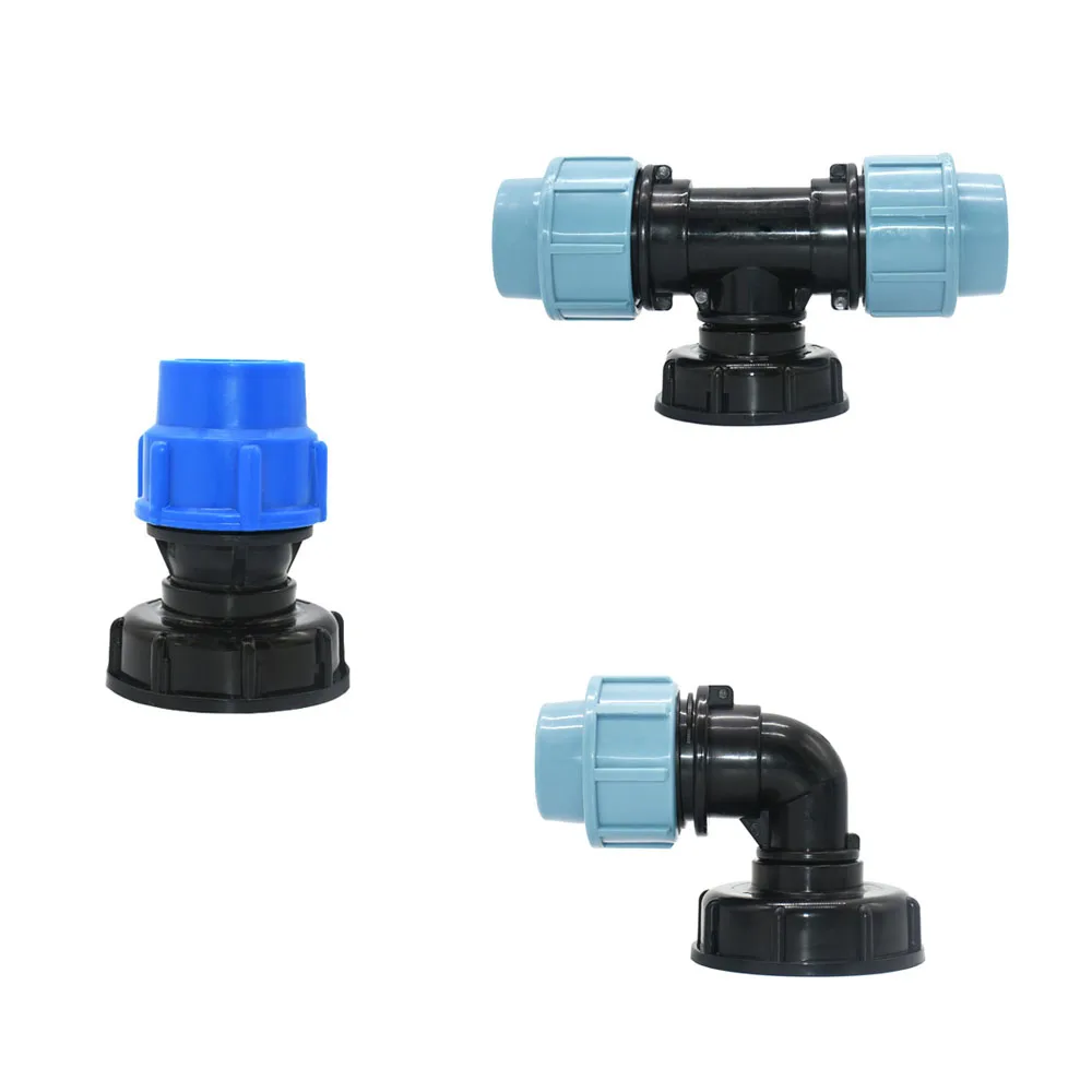 Соединитель трубки Pe от S60 до 20/25/32 мм коленчатый тройник разветвитель воды DN15 DN20