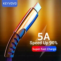 5a 2m usb type c cable fast charging phone android charger type c data cord qc3 0 for huawei p40 mate 40 30 xiaomi redmi samsung